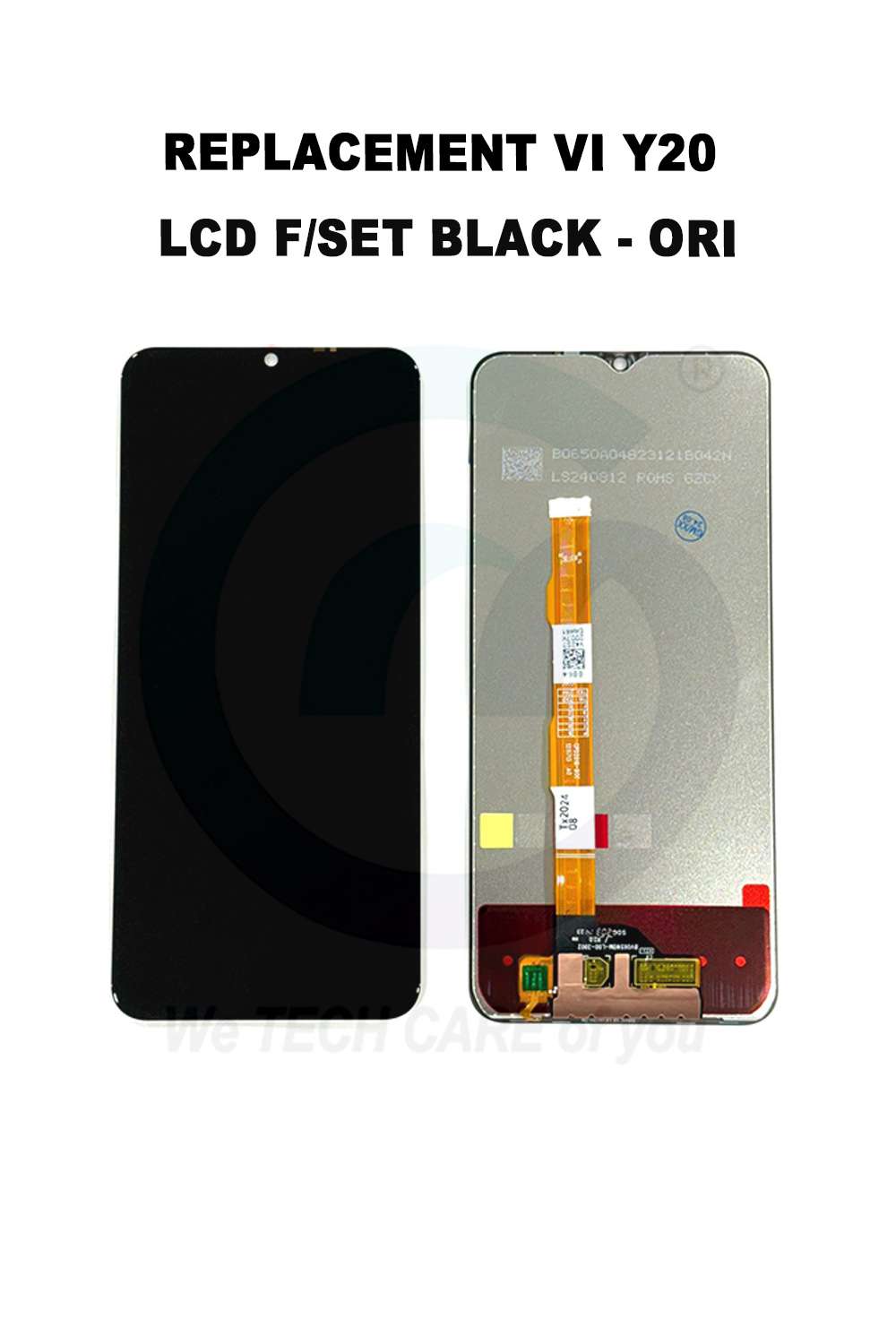 Contoh sebenar set skrin LCD Vivo Y20