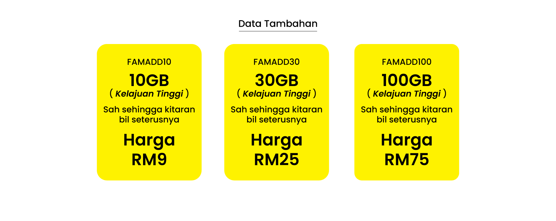 Family Plan — penerangan produk 3