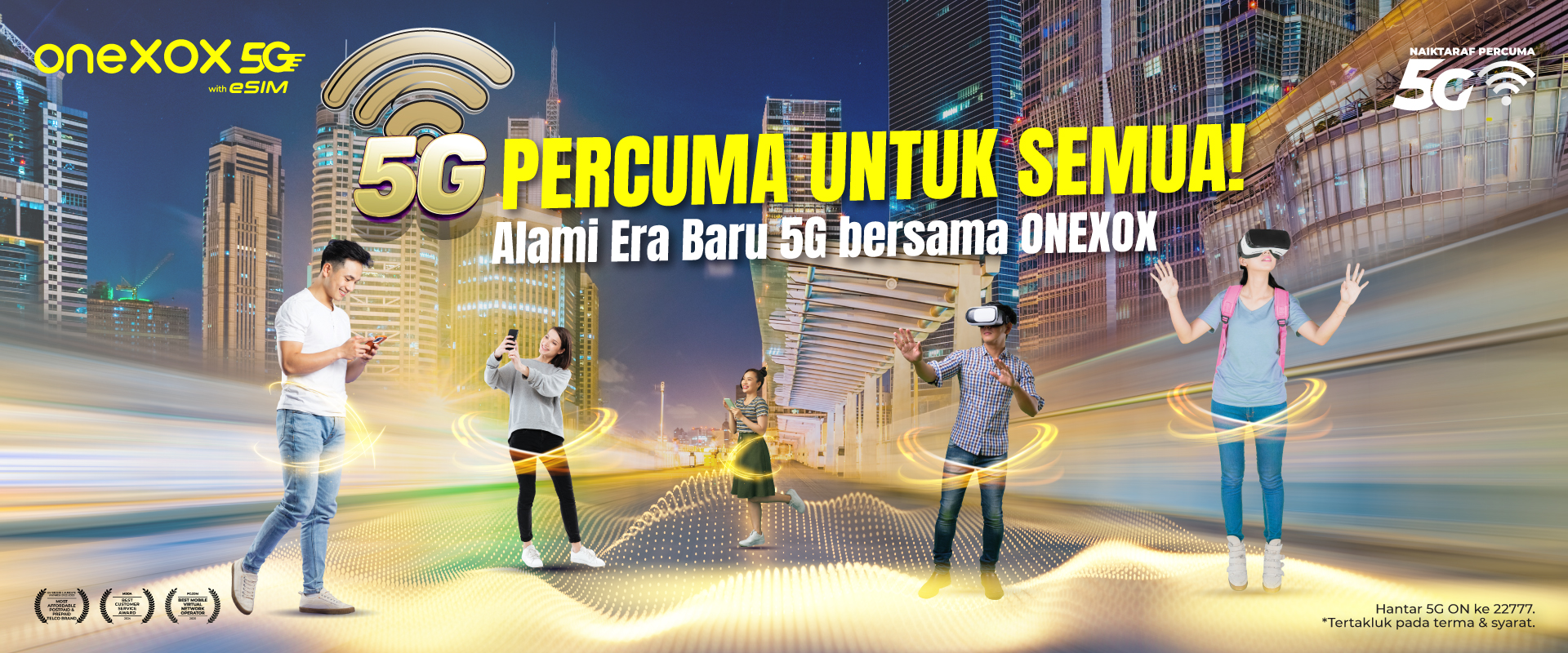 Naik taraf ke 5G — penerangan produk 1