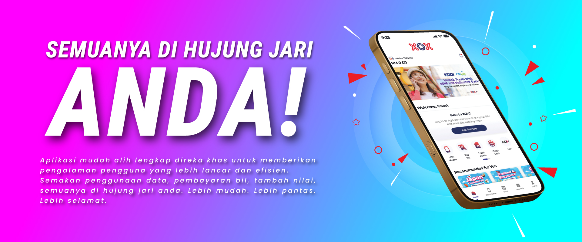 XOX App — penerangan produk 1