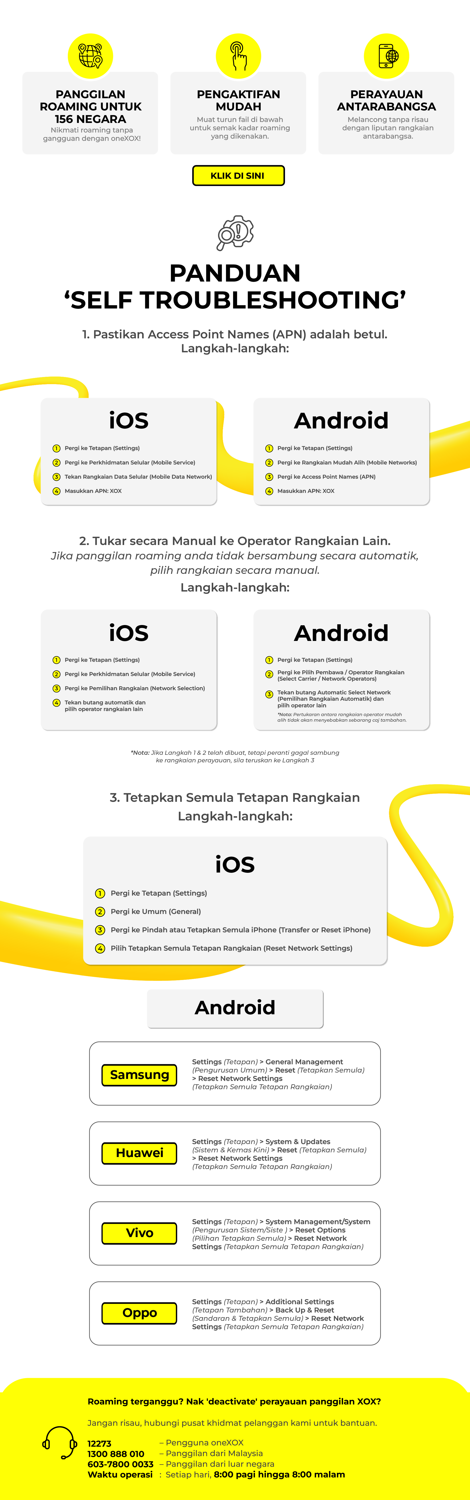 Perayauan XOX — penerangan produk 2