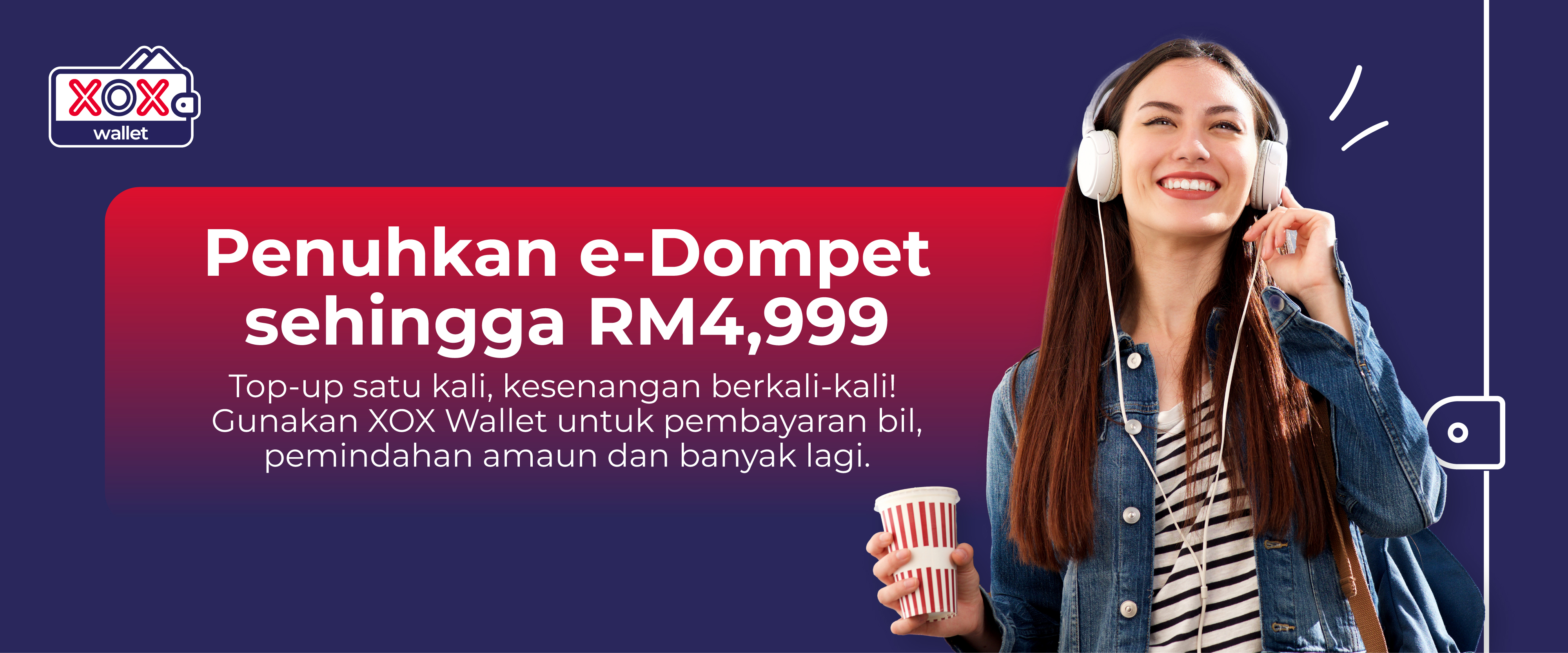 XOX Wallet — penerangan produk 1